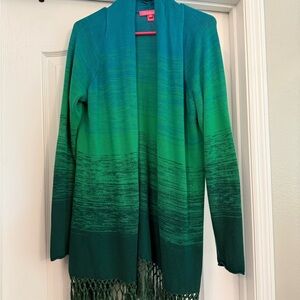 Lilly Pulitzer Teal Ombre Cardigan